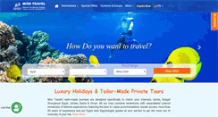 Desktop Screenshot of misrtravel.net